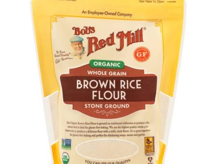 Bob s Red Mill Brown Rice Flour GF, 24 oz For Sale