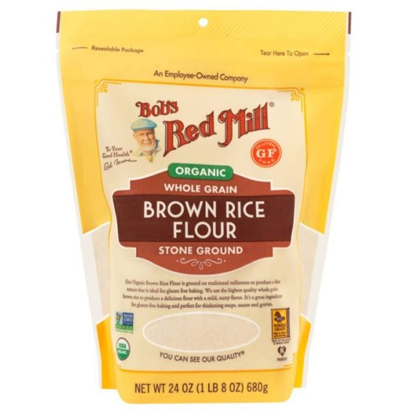 Bob s Red Mill Brown Rice Flour GF, 24 oz For Sale