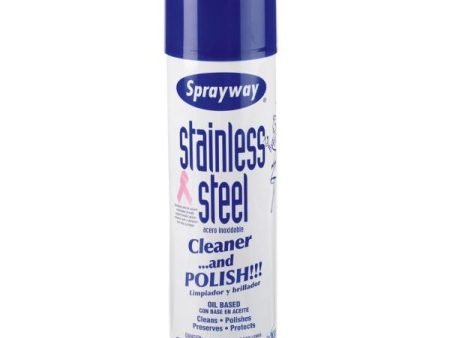 Sprayway Stainless Steel Cleaner, 15 oz Online