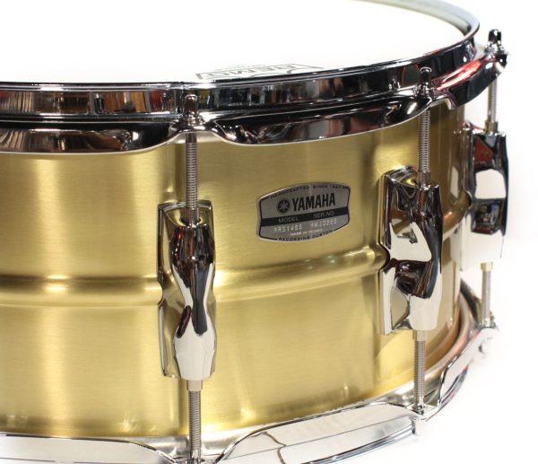 Yamaha Recording Custom 14  x 6.5  Brass Snare Drum For Sale