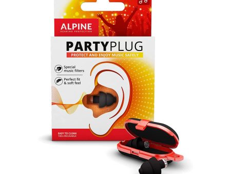 Alpine PartyPlug Black Earplugs Fashion