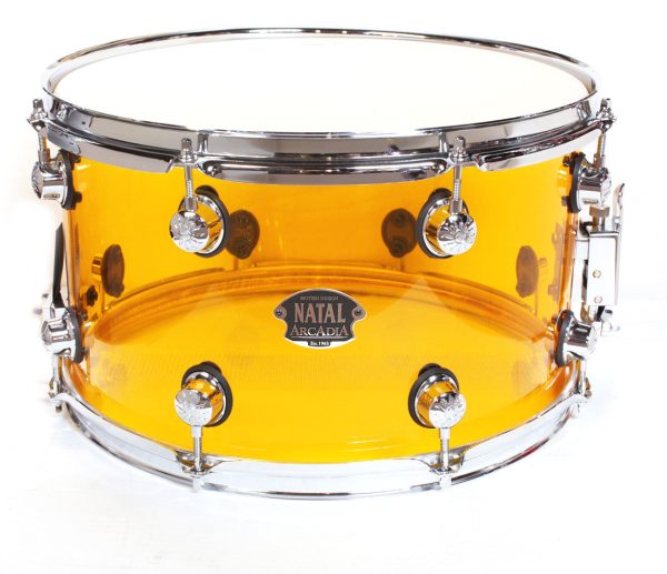 Natal Arcadia 14  x 8  Arcadia Acrylic Snare Drum in Transparent Orange Online