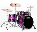 Natal  The Originals  Split Lacquer UFX 4-Piece Shell Pack in Black & Pink Sparkle For Discount