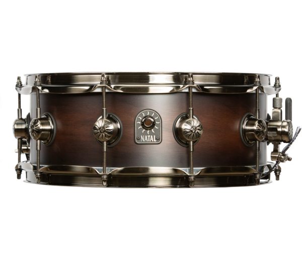 Natal Originals Walnut 14  x 5.5  Snare Drum in Vintage Burst Cheap