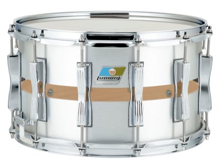 Ludwig 14  x 8  Coliseum Snare Drum in Brushed Silver Sale