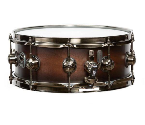 Natal Originals Walnut 14  x 5.5  Snare Drum in Vintage Burst Cheap