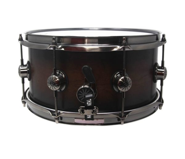 Natal Originals Walnut 14  x 6.5  Snare Drum in Vintage Burst Fashion