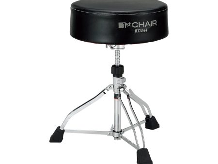 TAMA Round Ride XL Drum Throne (Black Seat) For Sale