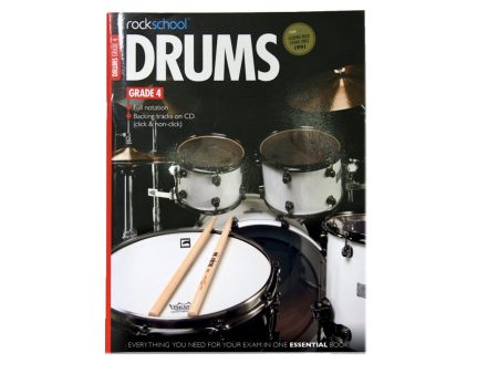 Rock School Drums Grade 4 Book Online Sale