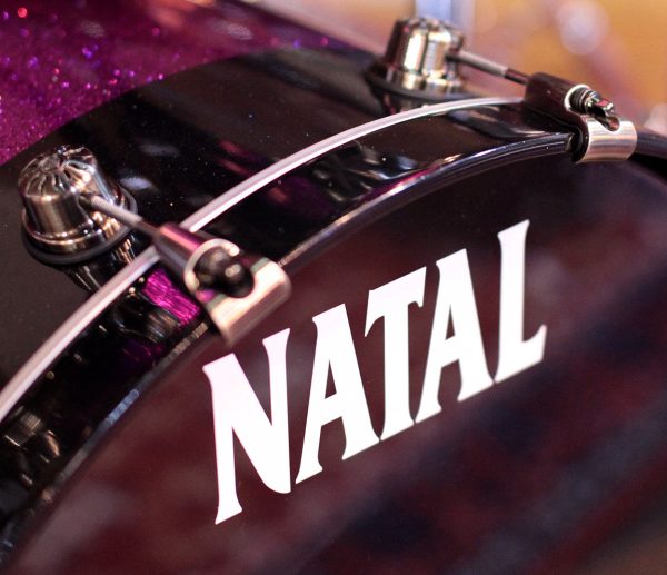 Natal  The Originals  Split Lacquer UFX 4-Piece Shell Pack in Black & Pink Sparkle For Discount