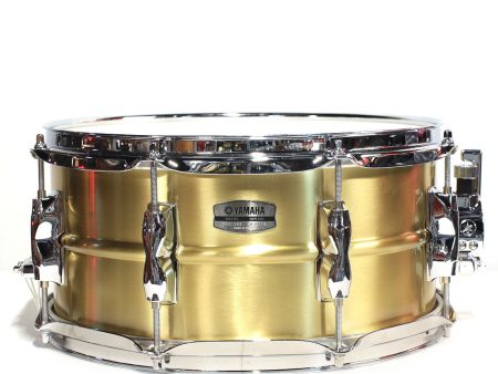 Yamaha Recording Custom 13  x 6.5  Brass Snare Drum For Sale