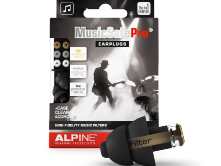 Alpine MusicSafe Pro Black Ear Plugs with Case on Sale