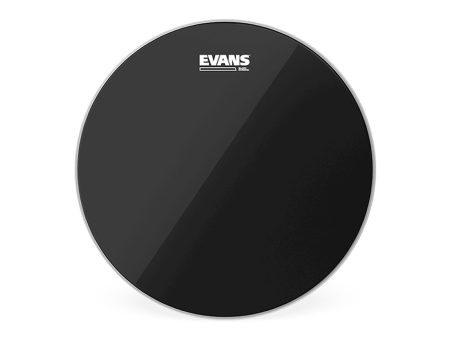 Evans 14  Black Chrome Drum Head For Sale