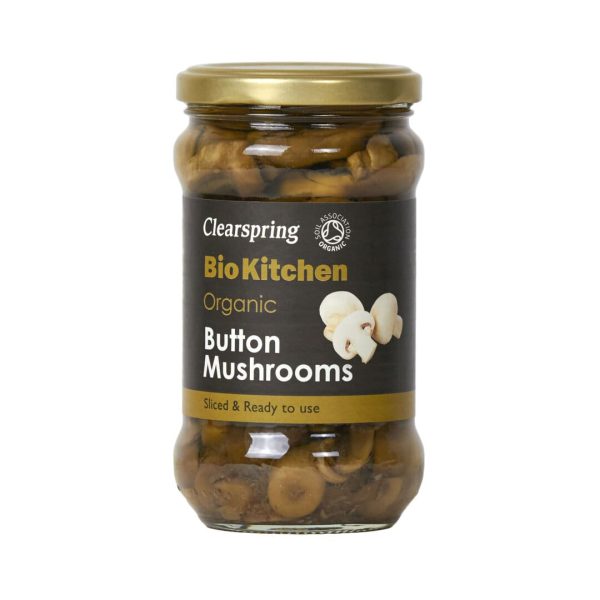 Clear Spring Organic Button Mushrooms 280g on Sale