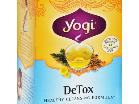 Yogi Tea, Detox, Caffeine Free, 16 Tea Bags, 1.02 oz Discount