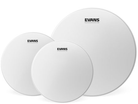 Evans Rock G2 Coated Drum Head Tom Pack on Sale