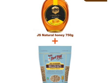 JS Natural Honey & BRM Regular Oats Bundle For Discount