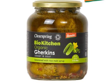 Clear Spring Demeter Organic Gherkins (Sweet & Sour) 680g Cheap