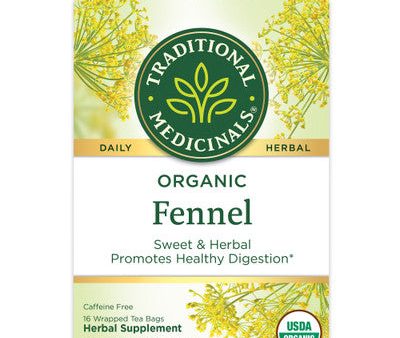 Traditional Medicinals, Fennel Tea, 16 bags Supply