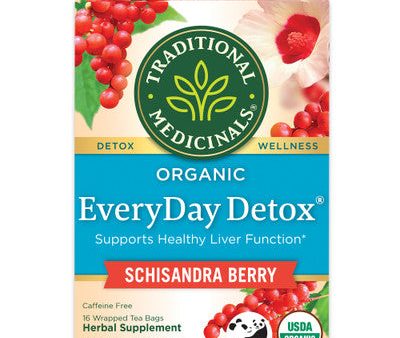 Traditional Medicinals, Everyday Detox Herb Tea, 16 bags Supply