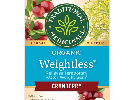 Traditional Medicinals, Weightless Cranberry Tea, 16 bags Online