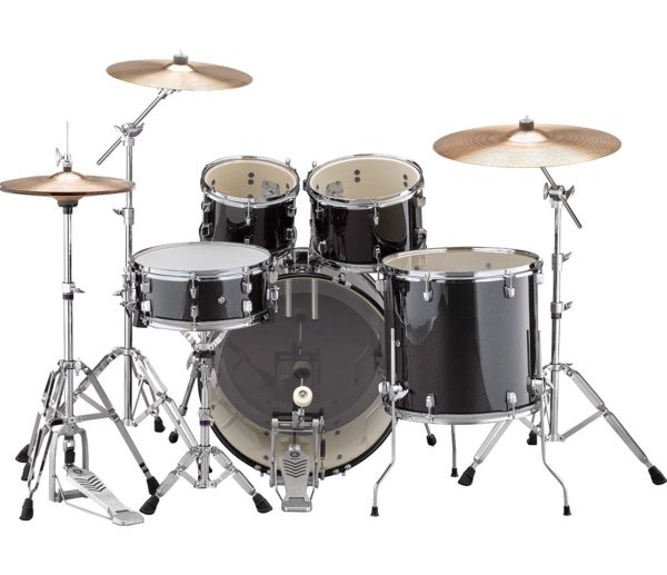 Yamaha Rydeen 22  US Fusion Drum Kit with Hardware in Black Glitter Online Sale