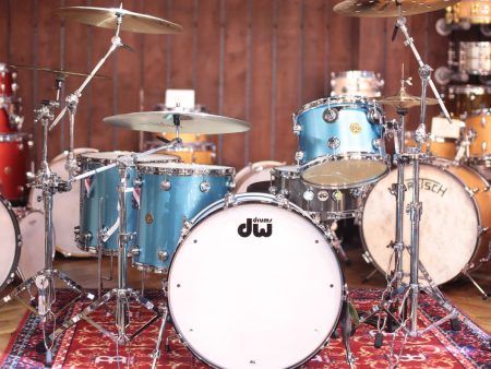 DW Jazz Series Dave Grohl 4-Piece Shell Pack in Laser Blue Lacquer Discount