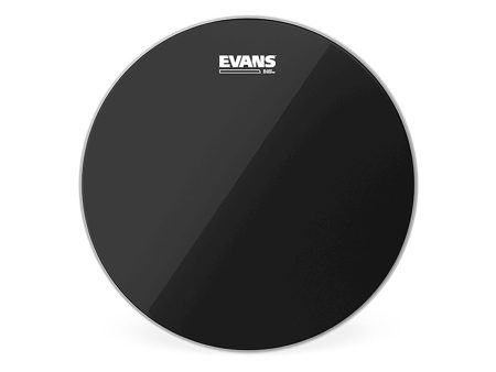 Evans 16  Black Chrome Drum Head on Sale