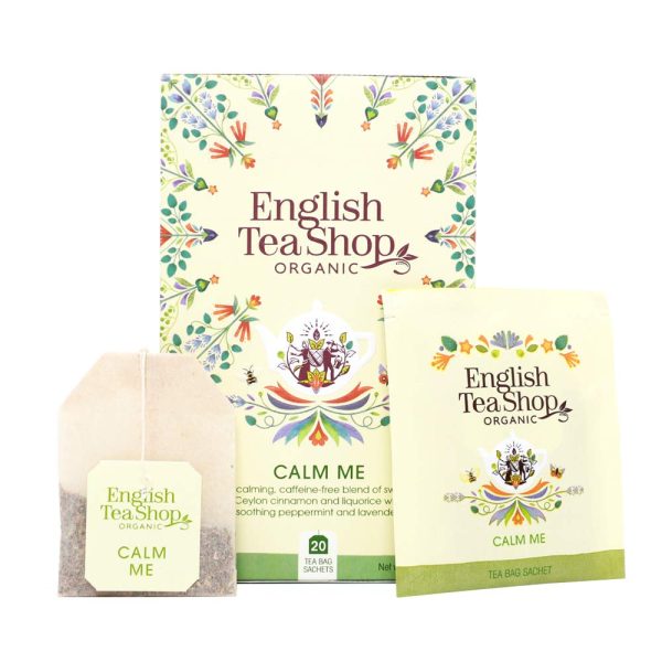 English Tea Shop Organic Wellness Tea - Calm Me   20 Teabags Hot on Sale