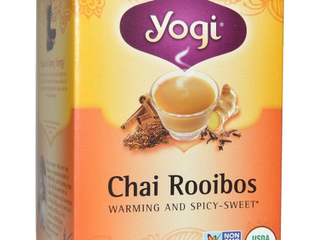 Yogi Tea, Chai Rooibos, Caffeine Free, 16 Tea Bags, 1.27 oz Online Sale