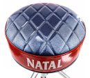 Natal H-ST-DTBR Drum Throne - Blue Round Seat with Red Sides For Cheap