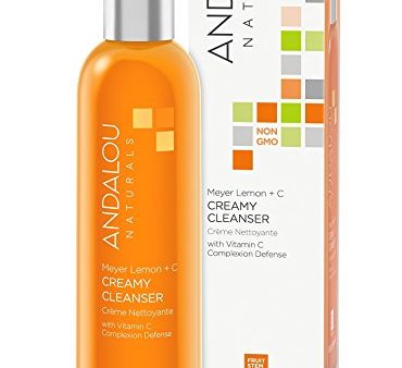 Andalou Naturals, Brightening Meyer Lemon + C Creamy Cleanser, 6 oz Discount