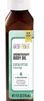 Aura Cacia, Aromatherapy Body Oil, Clearing Eucalyptus Online Hot Sale