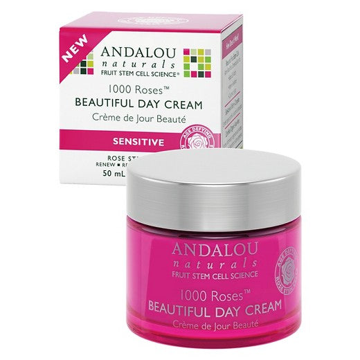 Andalou Naturals, 1000 Roses Beautiful Day Cream, 1.7 fl oz Online Hot Sale