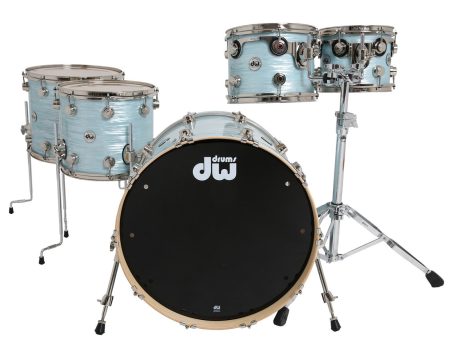 Drum Workshop Collectors 5-Piece in Pale Blue Oyster Hot on Sale