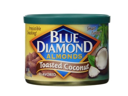 Blue Diamond Almond Toasted Coconut Can170g on Sale