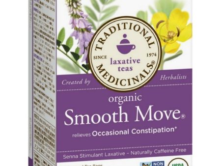 Traditional Medicinals, Organic Smooth Move Senna Stimulant Laxative Tea Online now