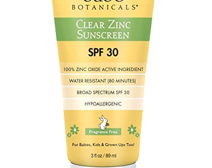 Babo Botanicals, SPF 30 Fragrance Free Zinc Lotion, 3 fl. oz Cheap