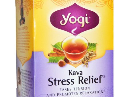 Yogi Tea, Kava Stress Relief, Caffeine Free, 16 Tea Bags, 1.27 oz Online now