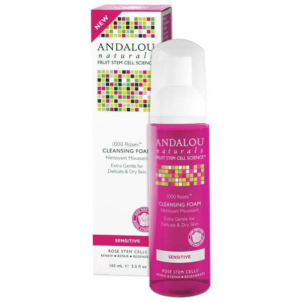 Andalou Naturals, 1000 Roses Cleansing Foam, 5.5 fl oz Fashion