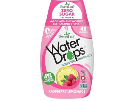 Sweet Leaf Water Drops Raspberry Lemon 48 ml For Sale