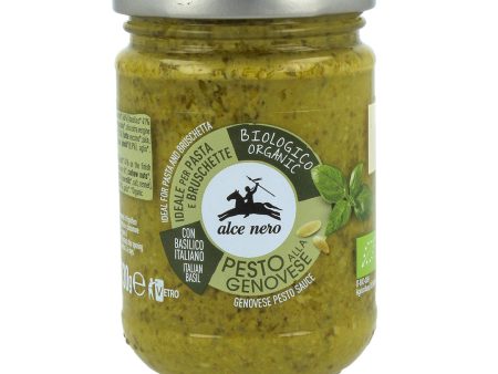 Alce Nero PG130 Organic Basil Pesto sauce 130g Online