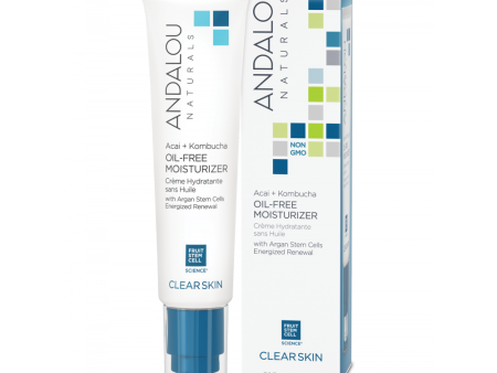 Andalou Naturals, Clarify Acai + Kombucha Oil Free Moisturizer, 2.1 oz For Sale