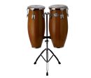 Natal 10  & 11  Natural Wood 2 Stand Matt Honey Congas Cheap