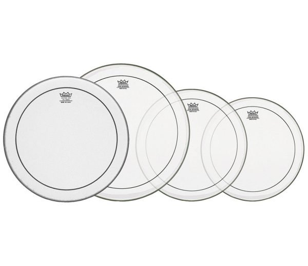 Remo Clear Pinstripe Pro Pack 12 , 13 , 16  + Free 14  Head For Cheap