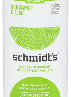 Schmidt s Deodorant, Bergamont Lime - 2.65OZ Fashion