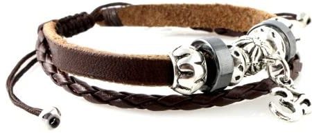 Yoga Jewellery, Om Leather Zen Bracelet Online Hot Sale