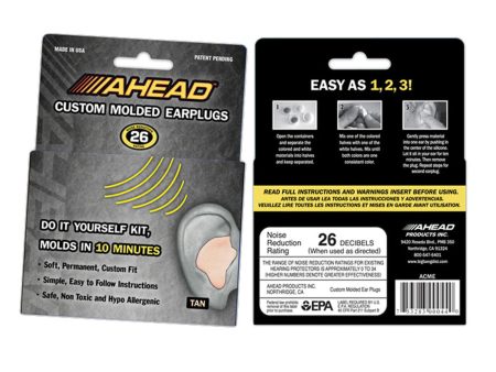 AHEAD CUSTOM MOULDED EARPLUGS Cheap