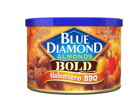 Blue Diamond Almond Bold Habanero Bbq Can 170g For Cheap