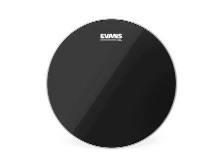 Evans 8  Black Chrome Drum Head Hot on Sale